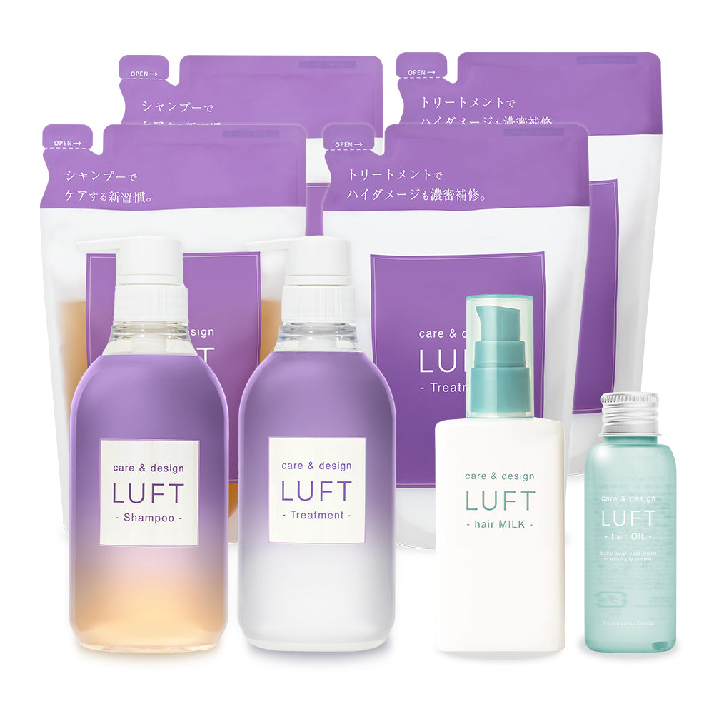 ケア＆デザインシャンプー・トリートメント（乾燥・ダメージリペア